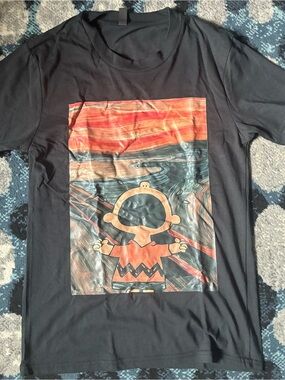 Charlie Brown/Edvard Munch “The Scream” tee shirt